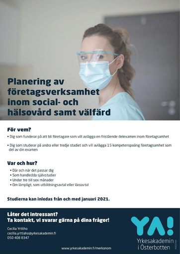 Planerings av affärsverksamhet inom social och  hälsovård